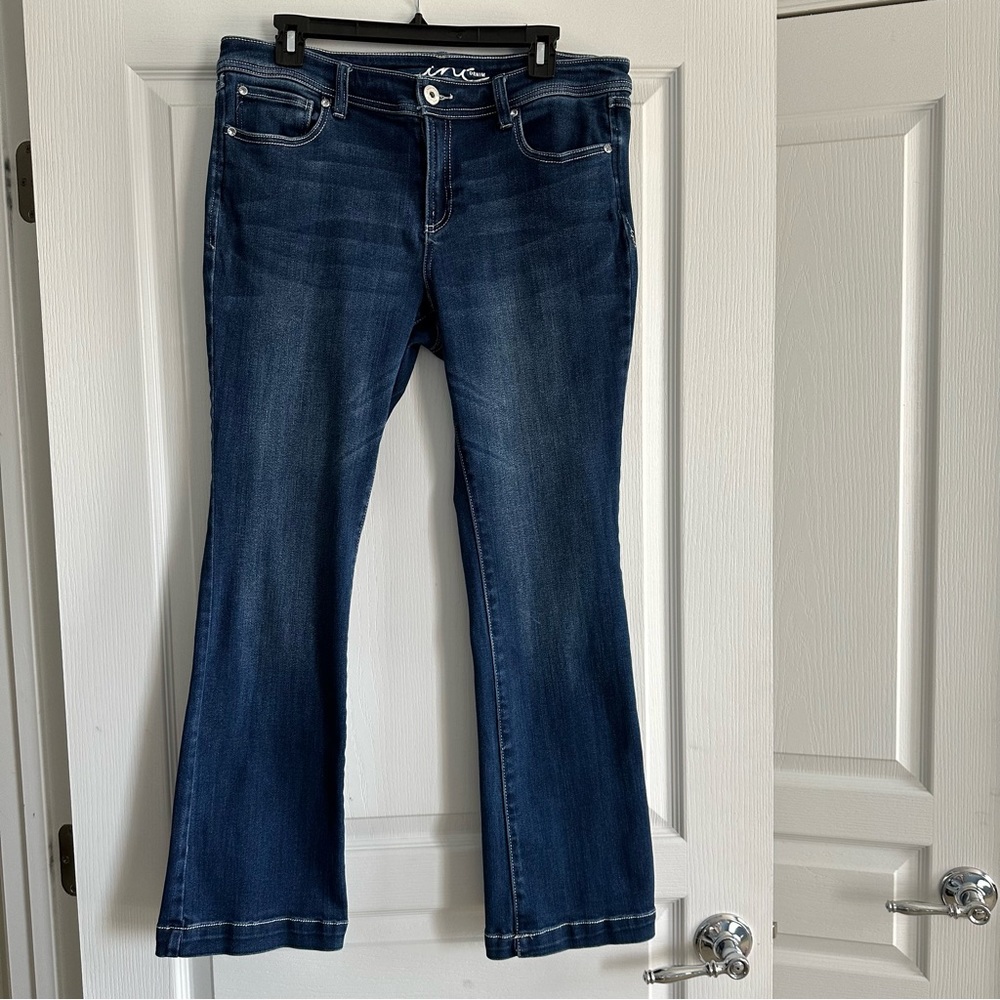 Inc. Boot Cut Jeans with jeweled pockets